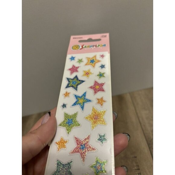 Vintage Sandylion Stars Stickers, Sealed Shimmers - Picture 4 of 5
